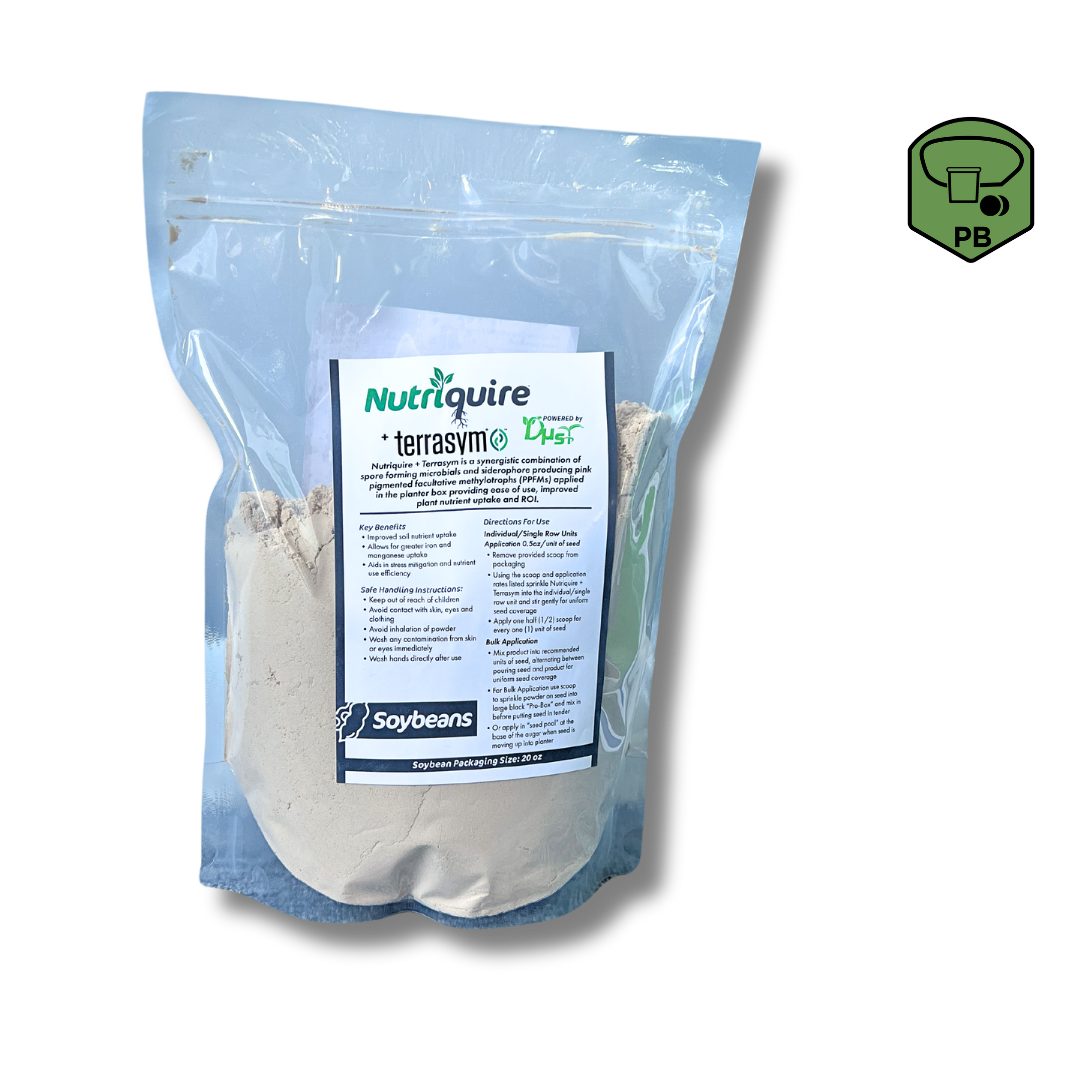 Nutriquire + DUST™ + Terrasym 401 (for soybeans)