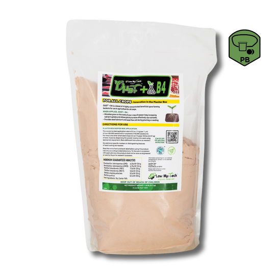 NEW! DUST™+B4 (blend of 4 Beneficials plus DUST) For Soybeans