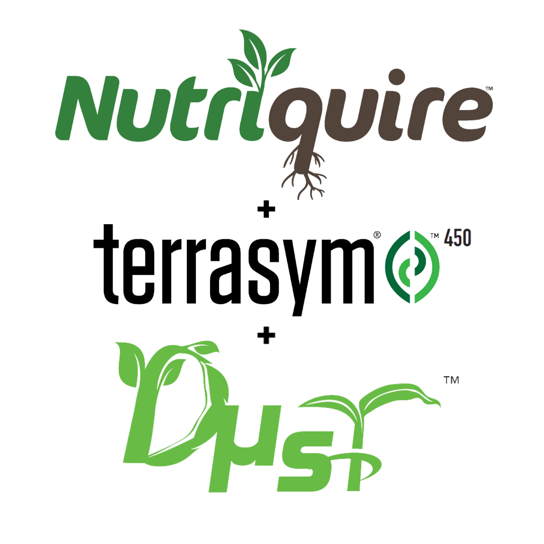 Nutriquire + DUST™ + Terrasym 450 (for corn)