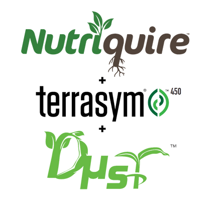 Nutriquire + DUST™ + Terrasym 450 (for corn)