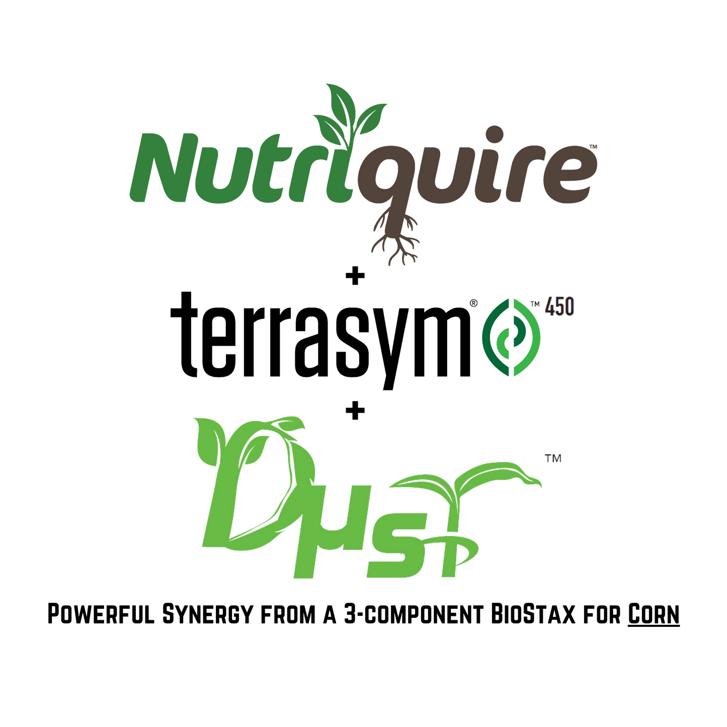 Nutriquire + DUST™ + Terrasym 450 (for corn)