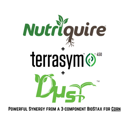 Nutriquire + DUST™ + Terrasym 450 (for corn)