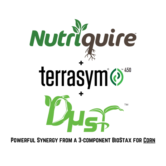 Nutriquire + DUST™ + Terrasym 450 (for corn)